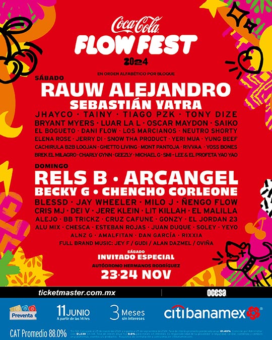 Flow Fest 2024 cartel
