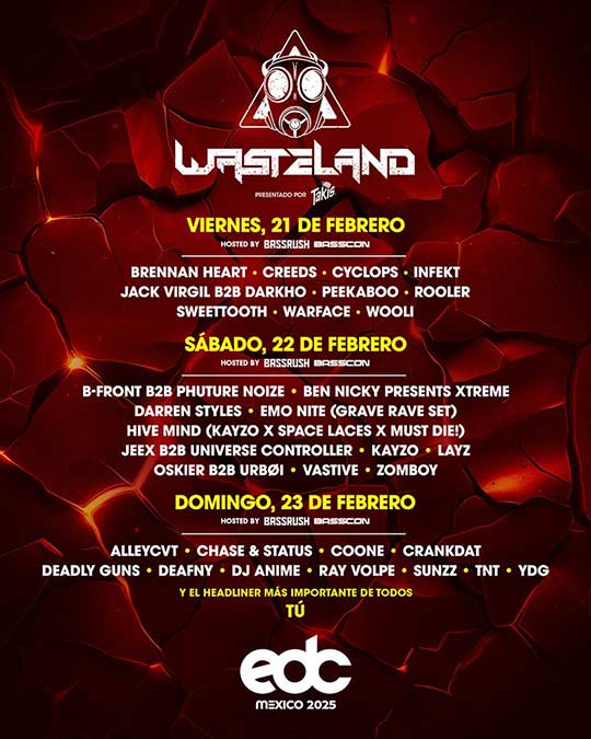 wasteland edc mexico 2025